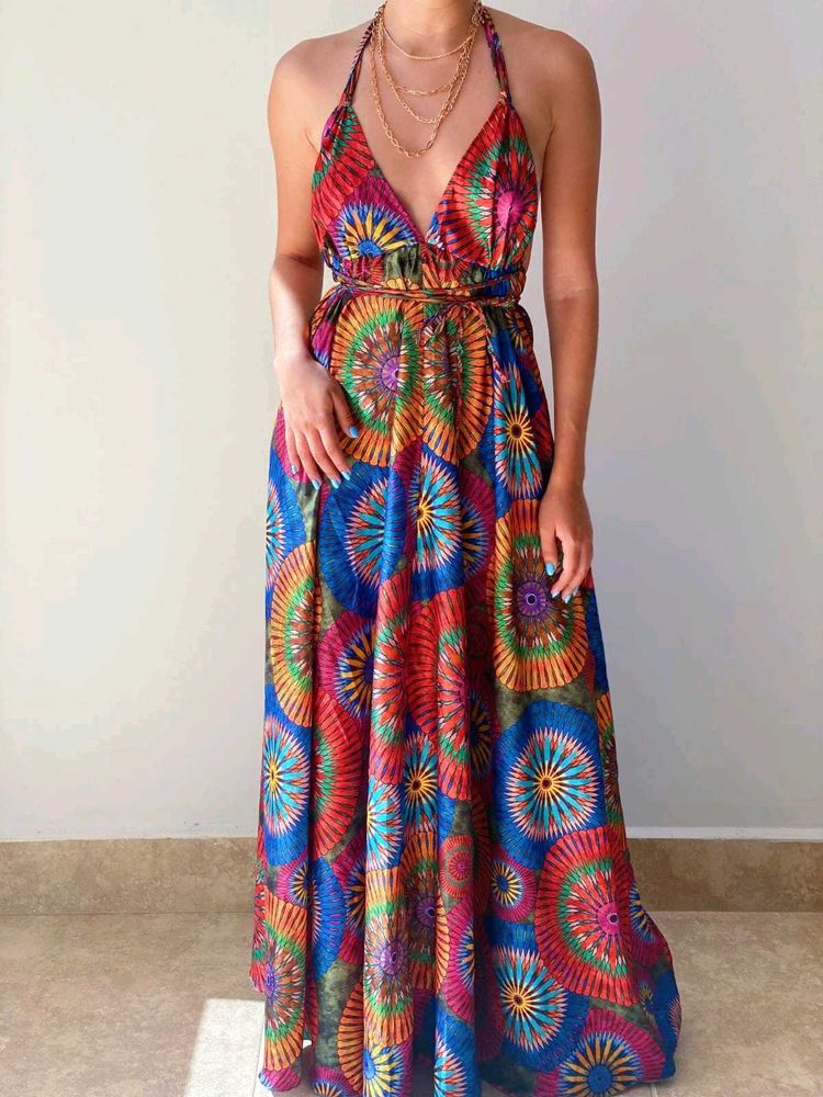 Vibrant Maxi Dress