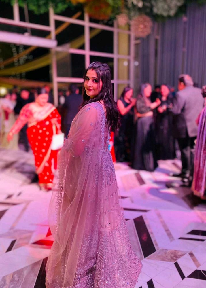 Beautiful Gown With Heavy Dupatta