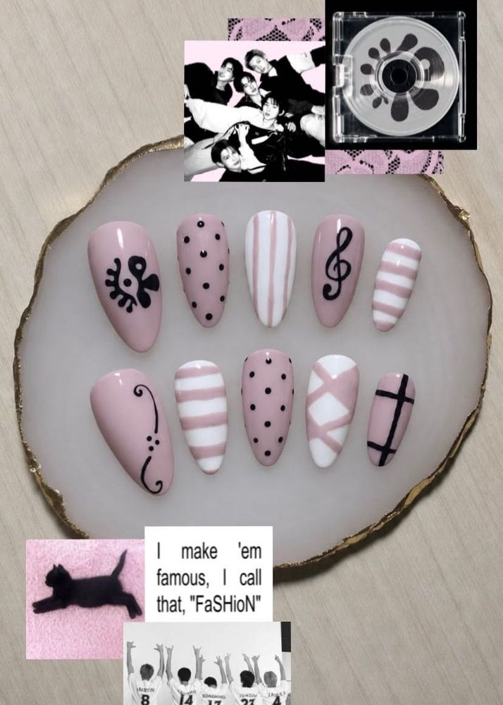 handmade gel Nail Set