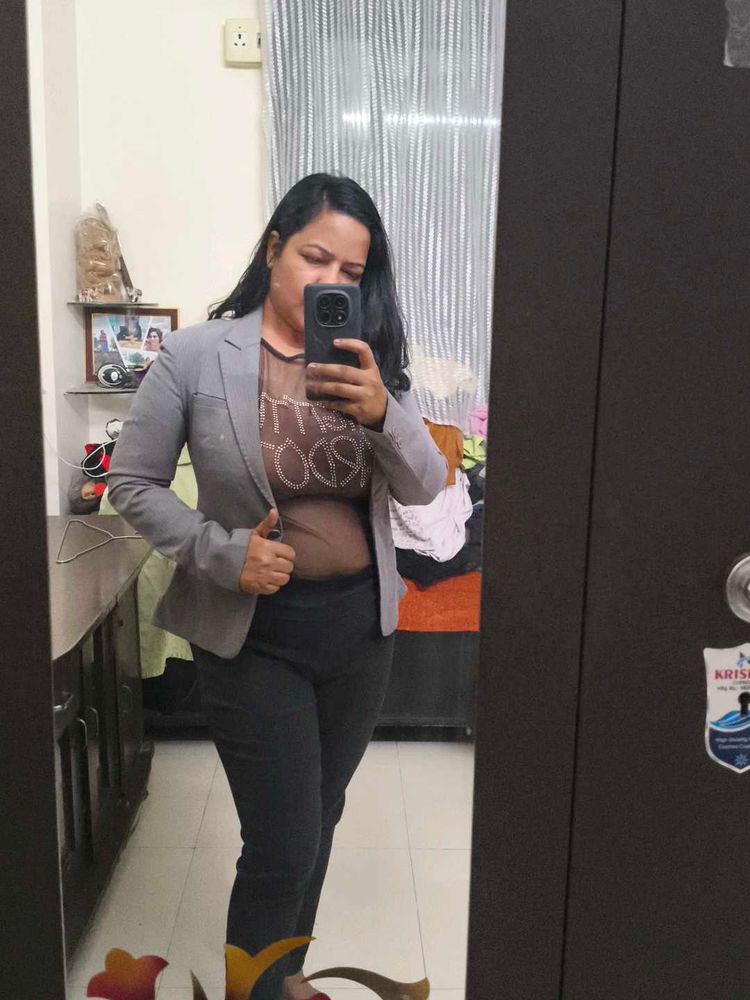Grey Formal Women's Blazer