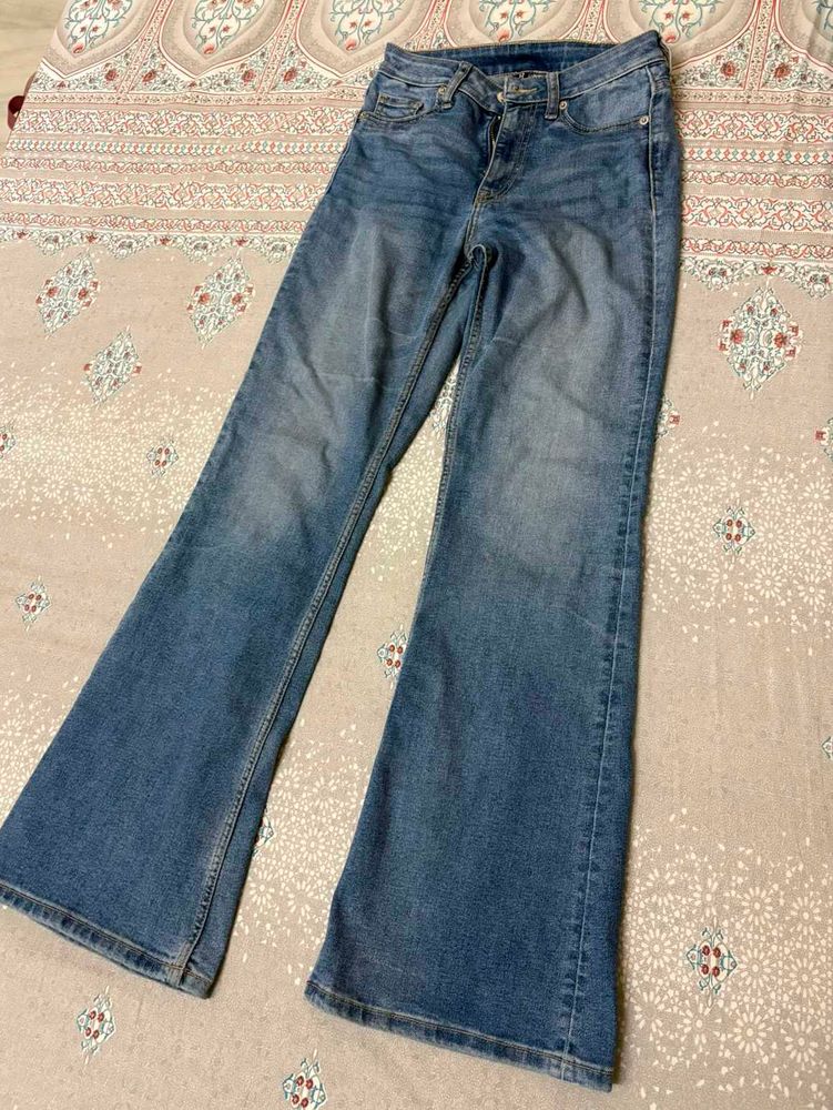 Classic Blue Flare Jeans