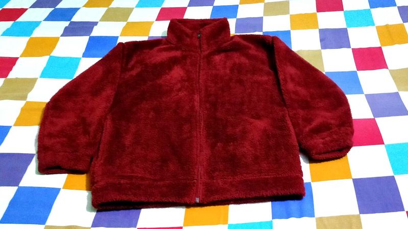 IT IS A NEW Rust Color Fleece Zip-Up Jacket.....