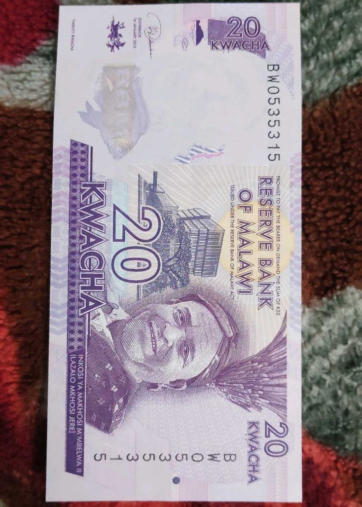 20 Malawi Kwacha Banknote