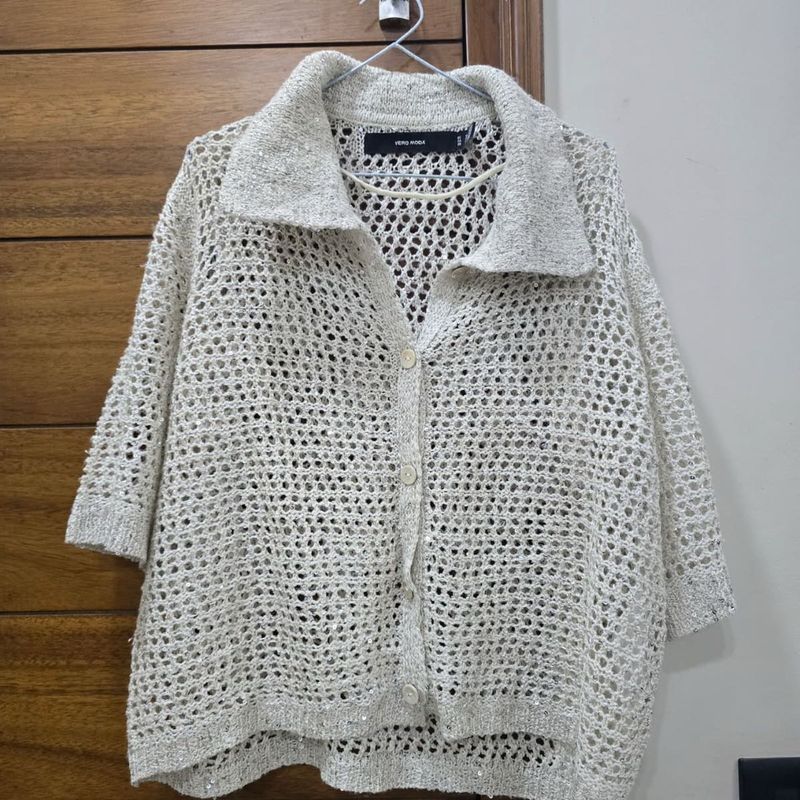 Vero Moda Sheer Knit Cardigan