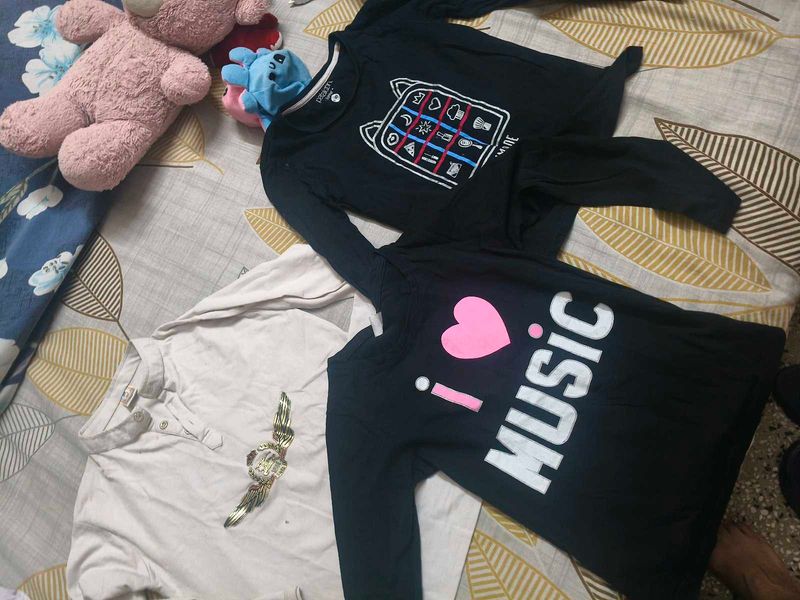 Bundle of 3 T-Shirts and lower for 6-8 years