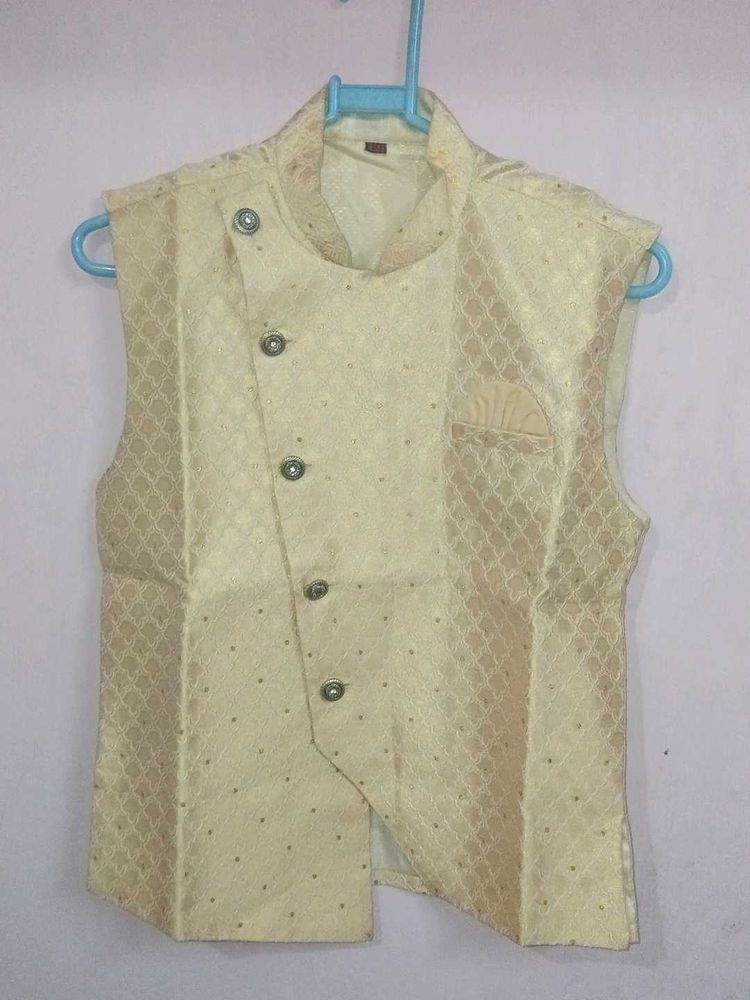 Elegant Ethnic Sleeveless Jacket
