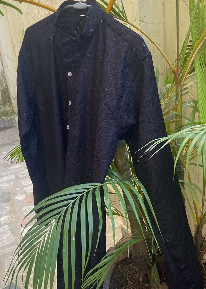 Elegant Black Kurta