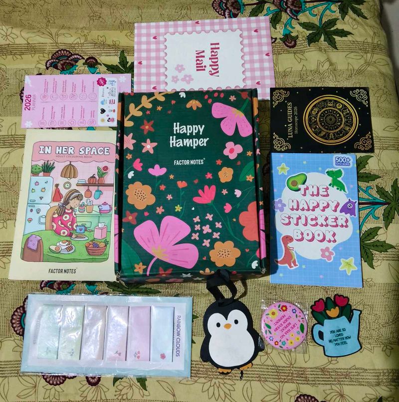 Factor notes happy hamper