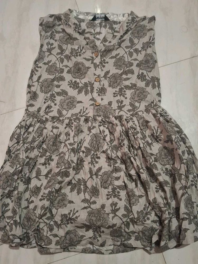 Floral Print Kurta