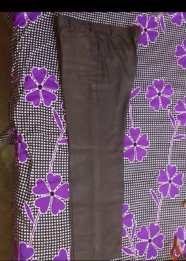 Men's Brown Straight Fit Pants