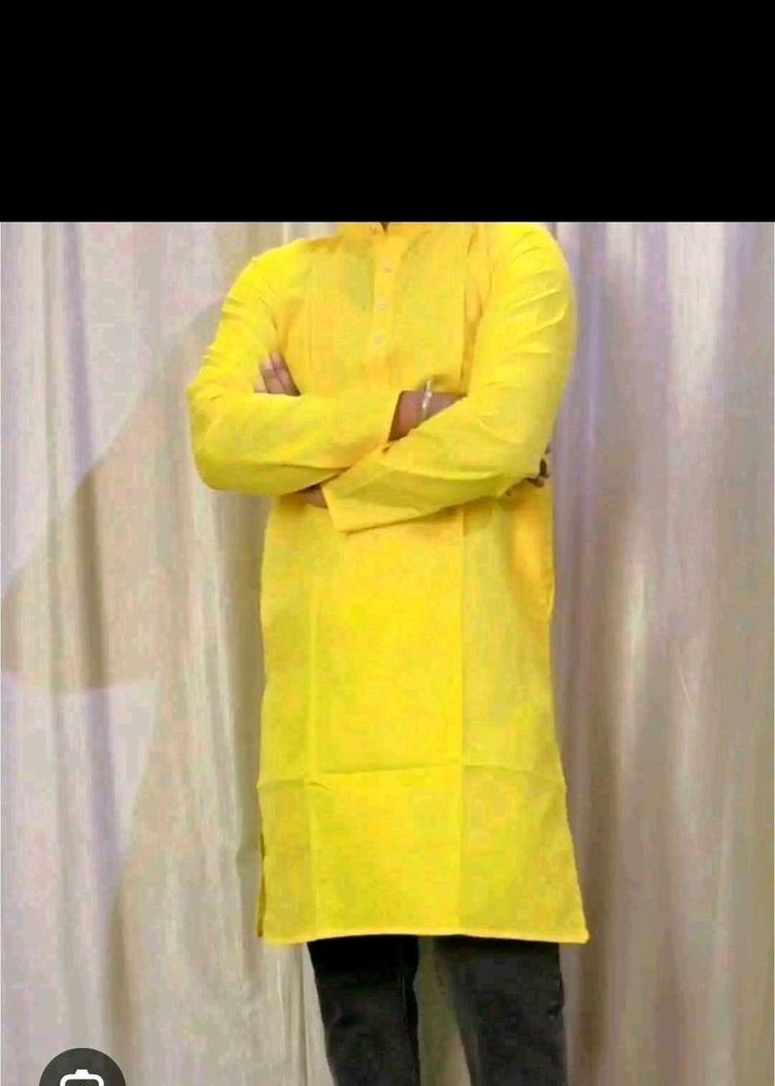 Men's Yellow Kurta