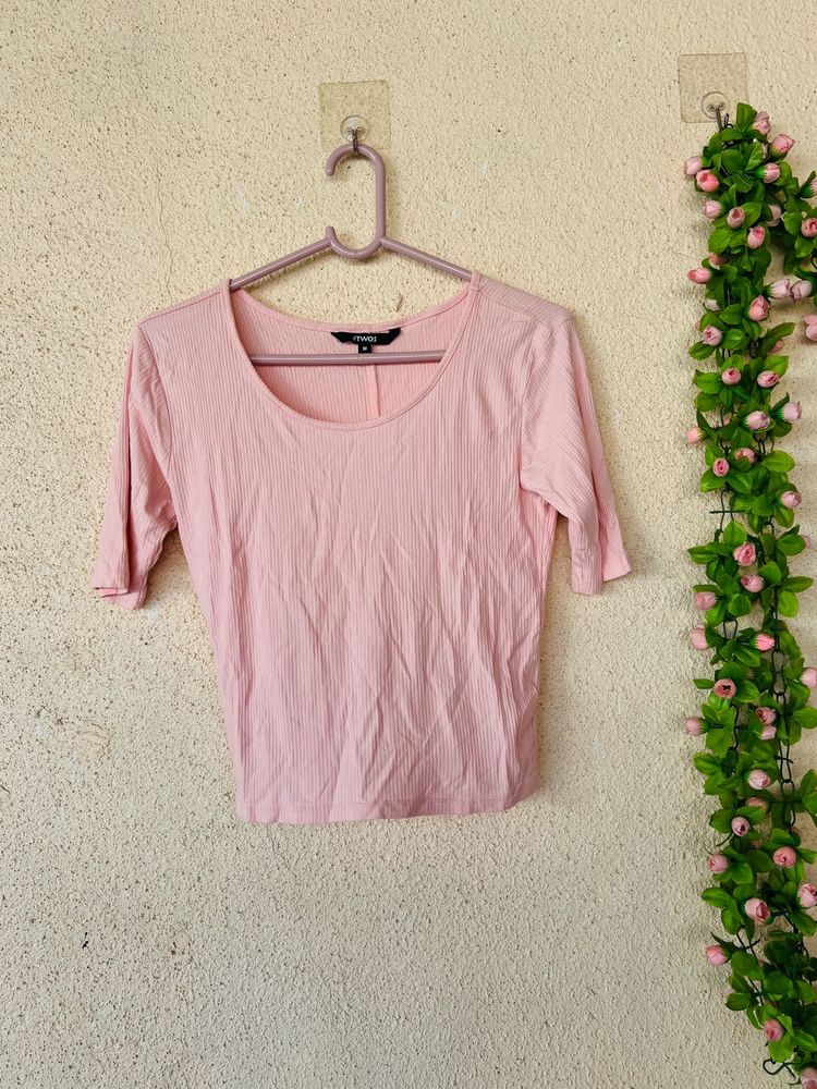 Pretty Pink Cropped Top