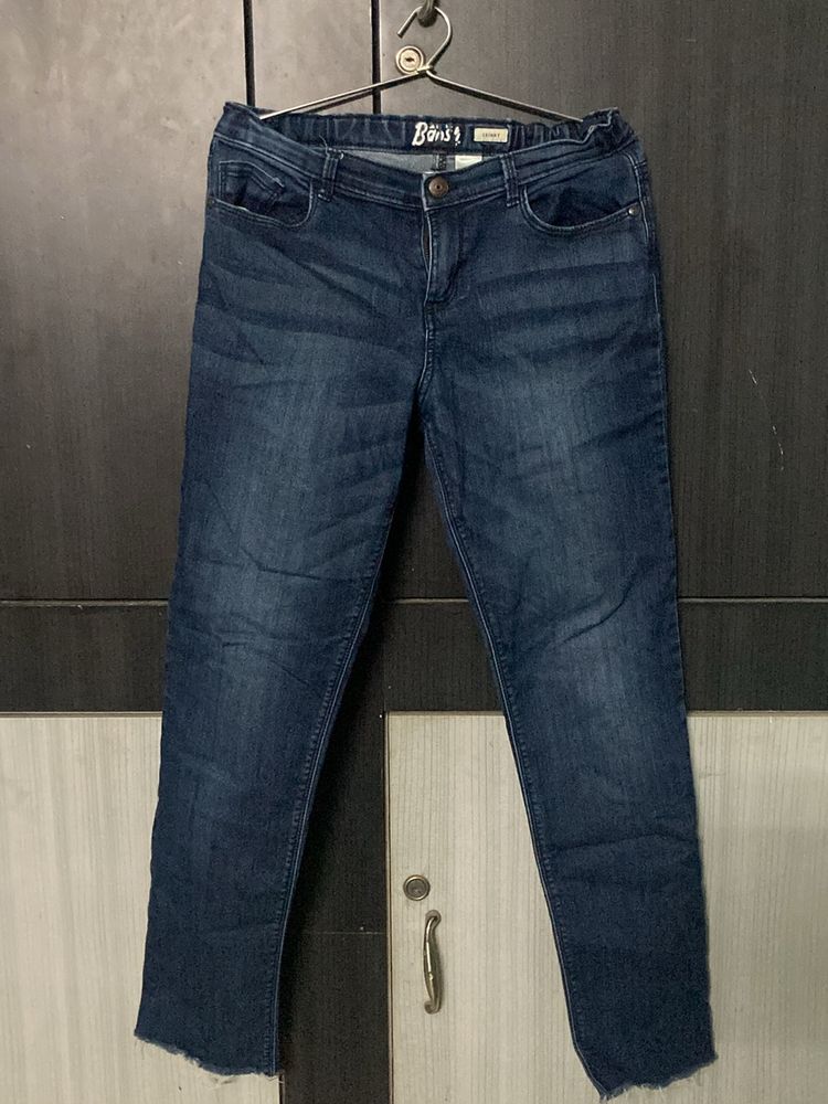 Navy Blue Skinny Jeans