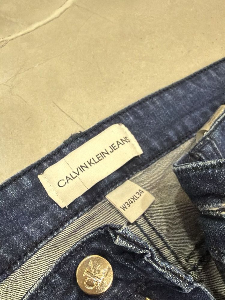 Classic Dark Wash Denim Jeans