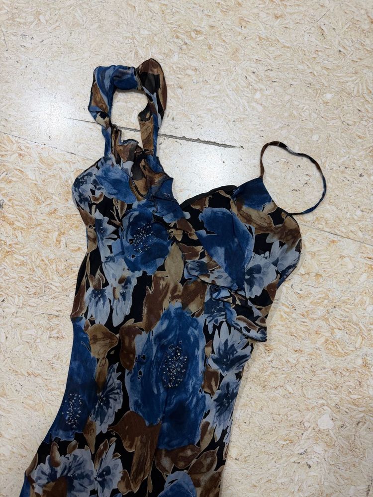 (XS) Blue Party Dress
