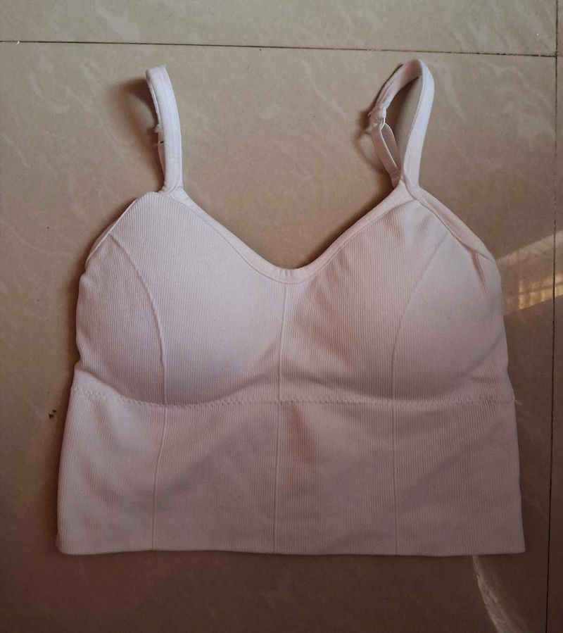 Comfortable Ribbed Bralette/Sports Bra | Size S
