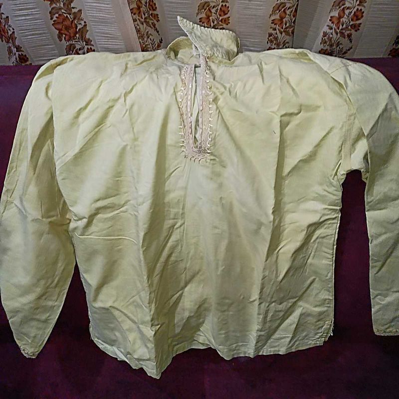 Female's Traditional Yellow Kurta