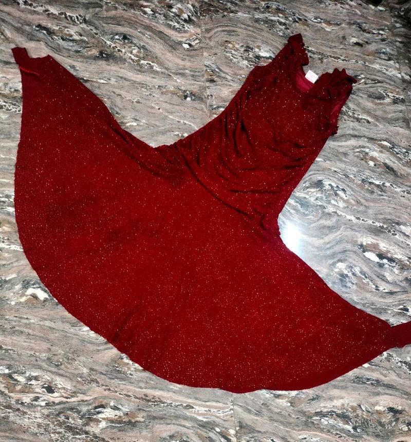 Sparkling Red Party Dress