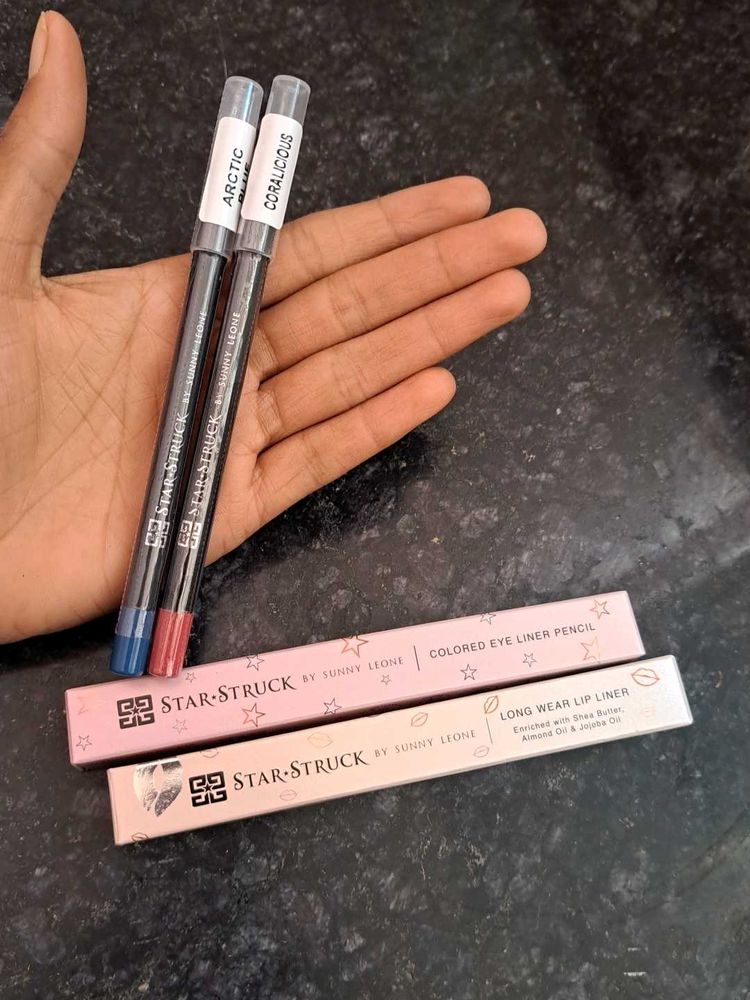 Sunny Leone Star Struck Eye And Lip Liner Combo