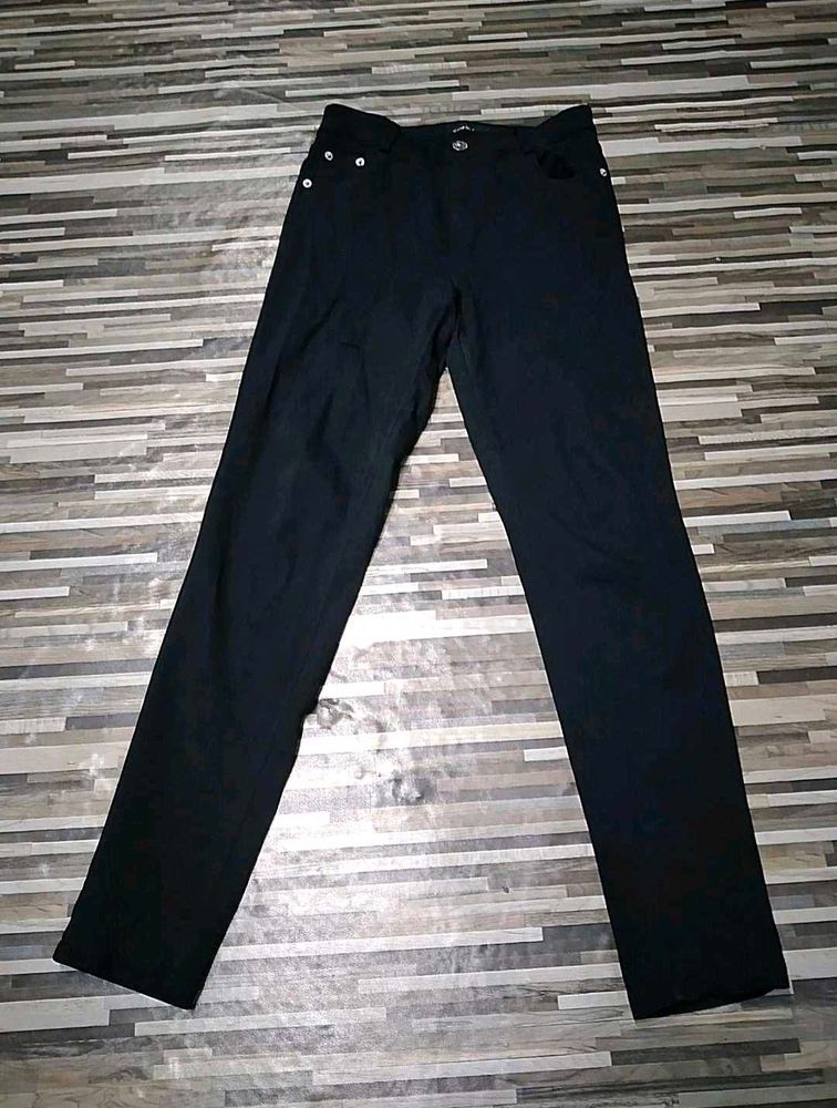 Classic Black Straight Leg Pants