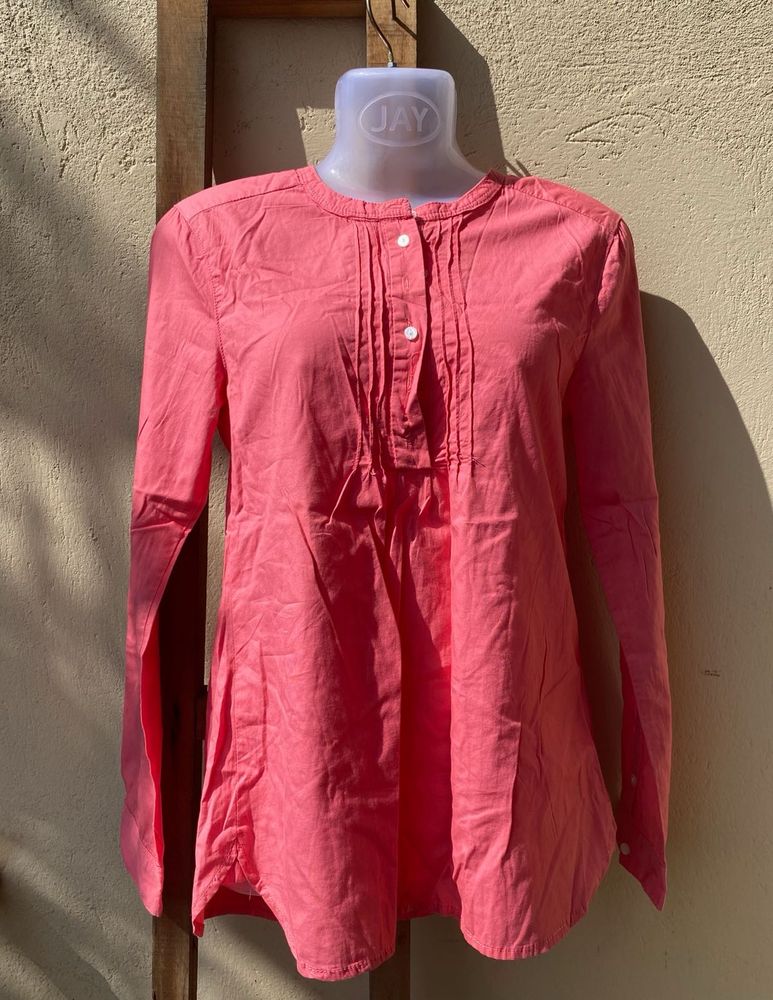 Pink Long Sleeve Top