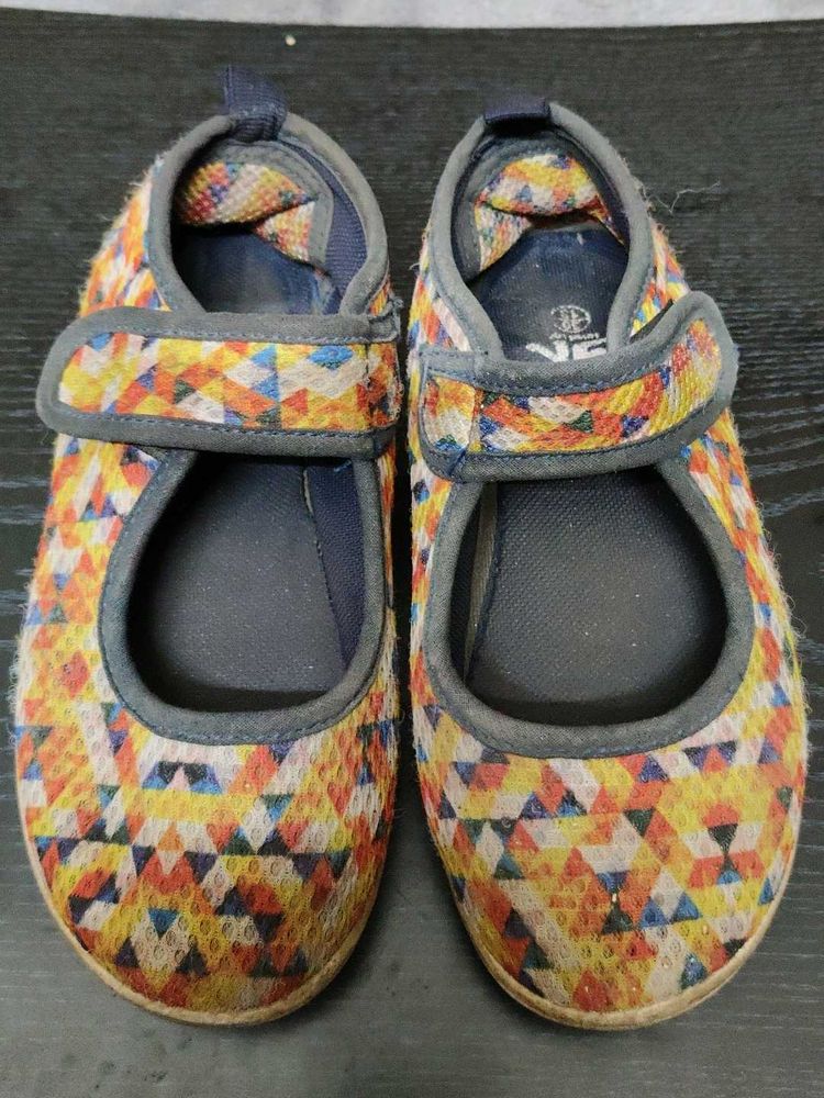 Colorful Geometric Print Flats