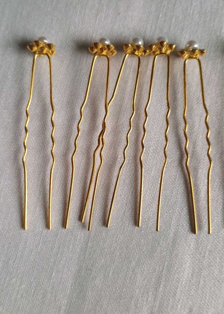 Pearl Hair Pins (Set of 5)+ Other Items