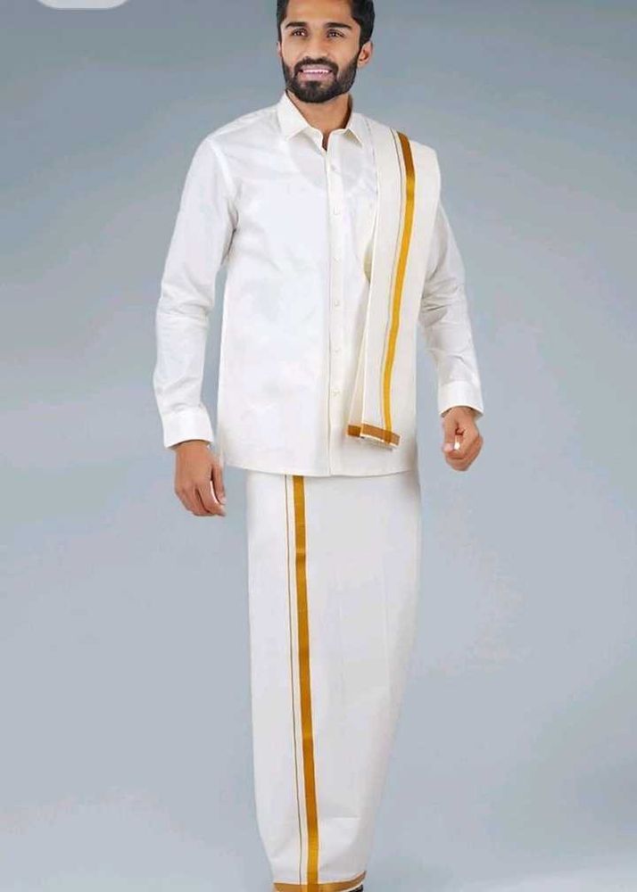 New Cotton Dhotis for festive outfit at low price