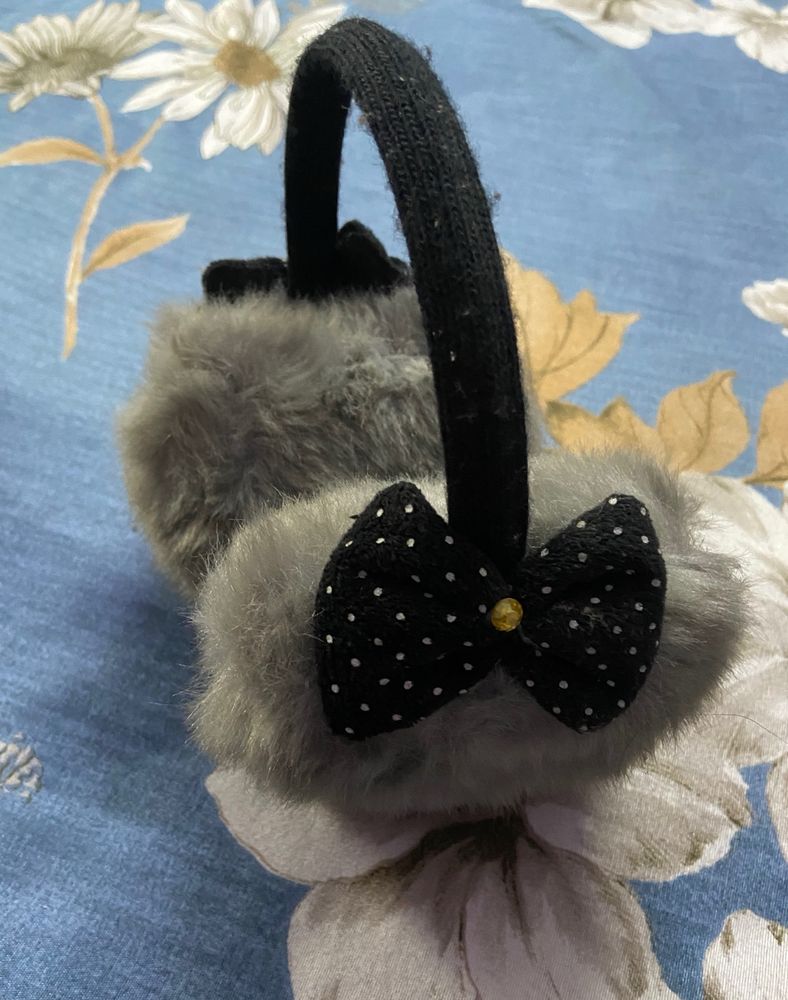 Cute Soft Bow Ear Muffs