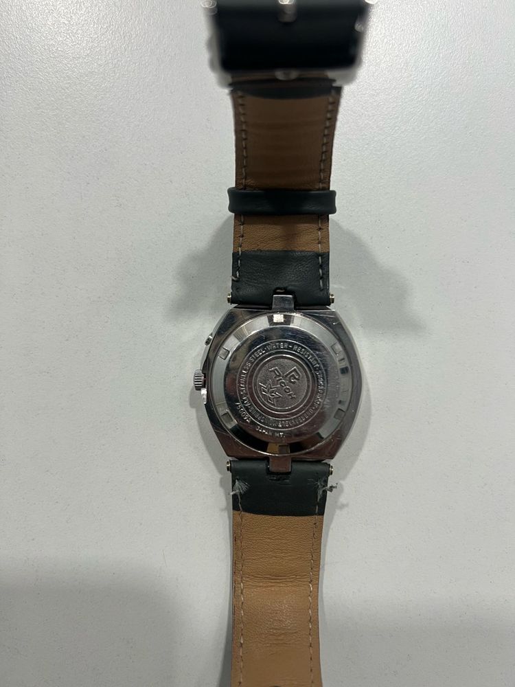 richo Stylish green  Leather Strap Watch