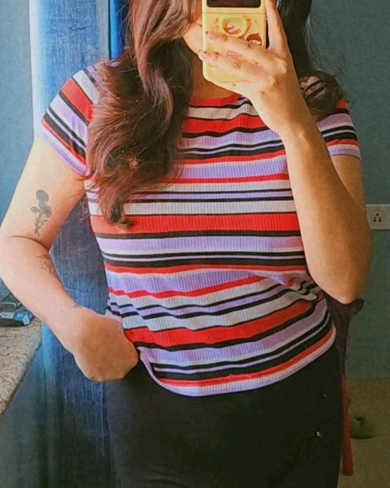 Candy strips Baby tee