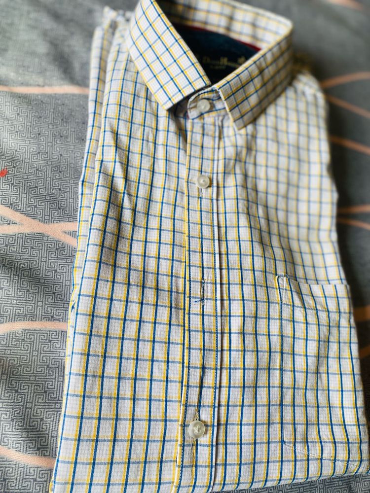Men's Checkered Button-Down Shirt