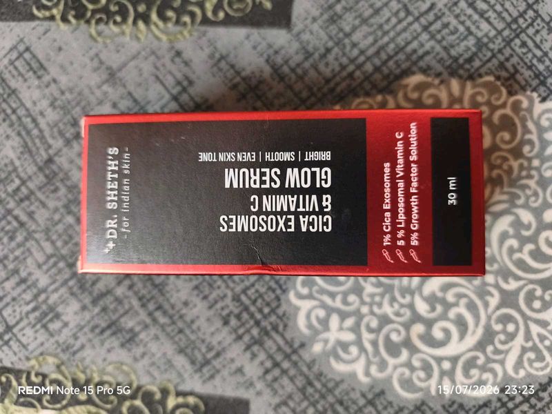 Dr sheth Cica Exosomes vitamin c glowing serum