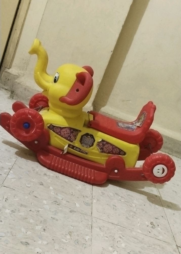 2 In 1 Elephant Rocking N Riding