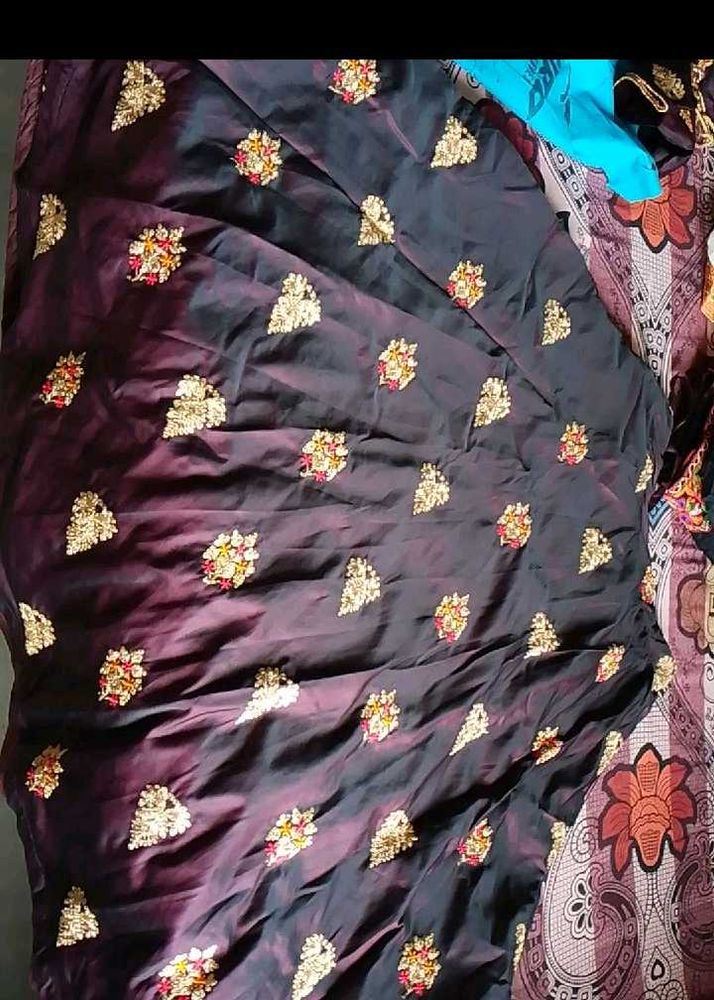 Embroidered Silk Blend Lehenga