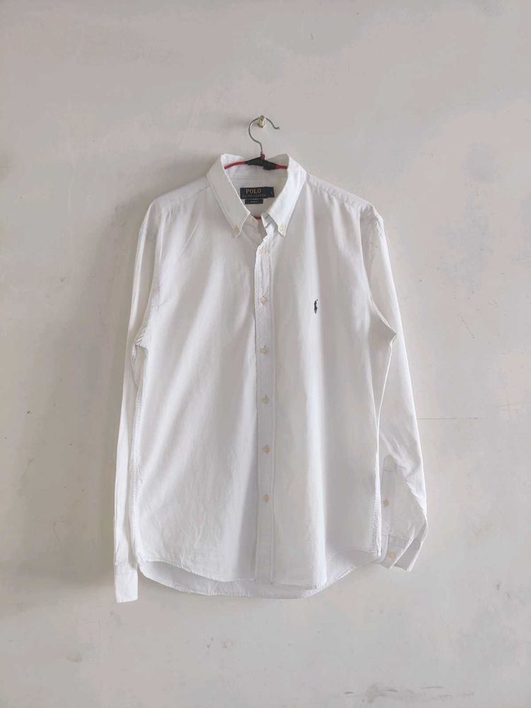 Classic White Polo Ralph Lauren Shirt