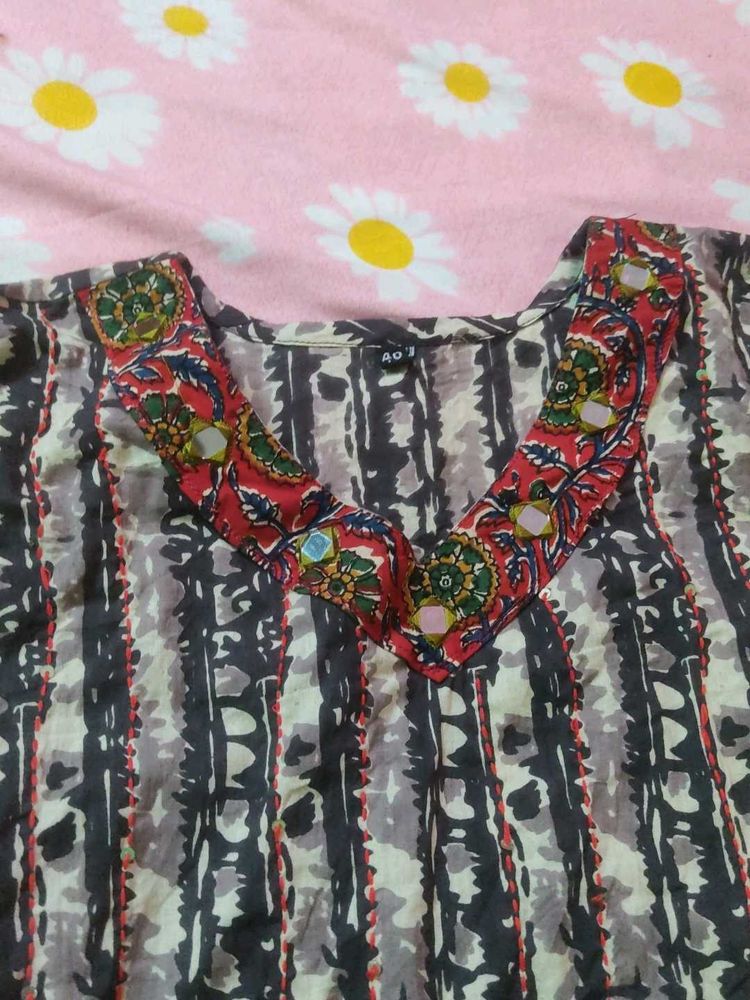 m size Printed Kurta