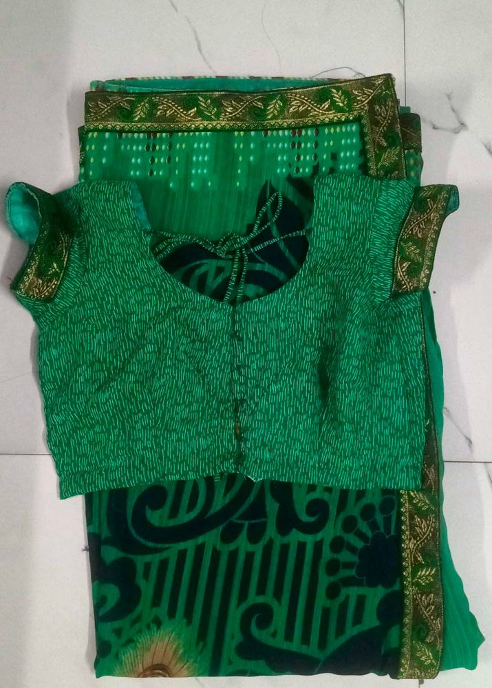 peacock saree