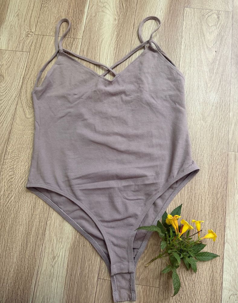 Criss-Cross Strap Bodysuit