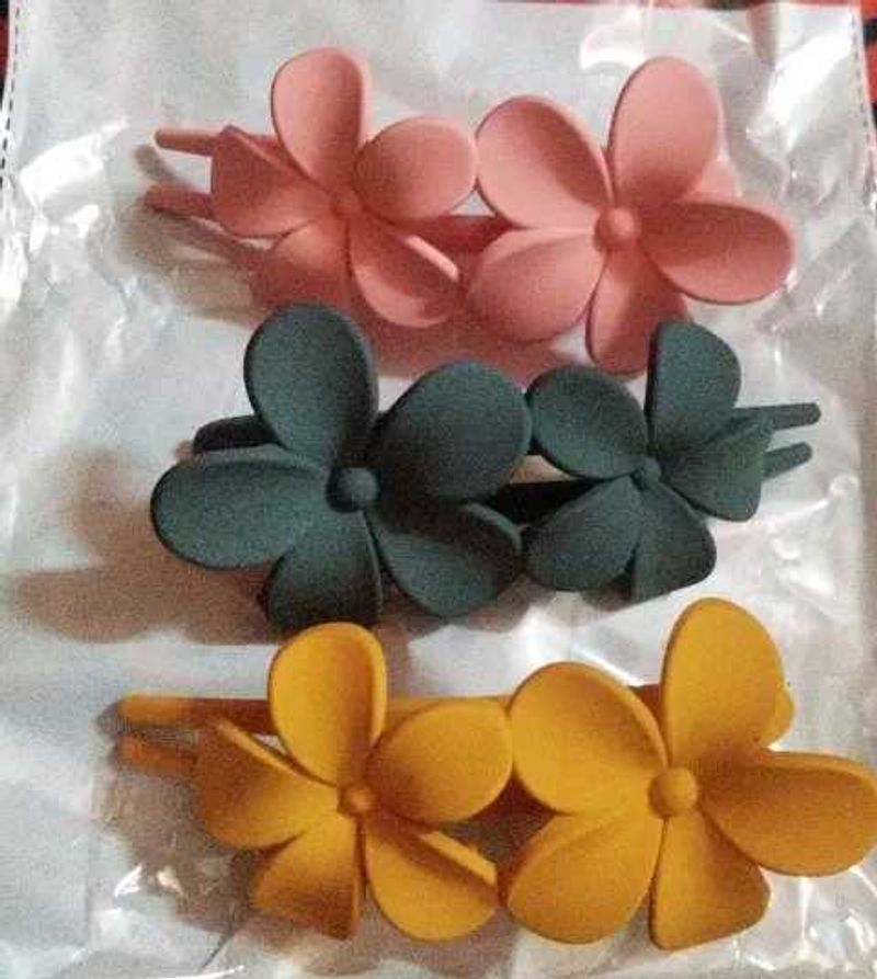pack of 3 hair clip &amp; claw