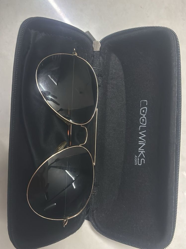 Coolwinks Aviator Sunglasses with Case