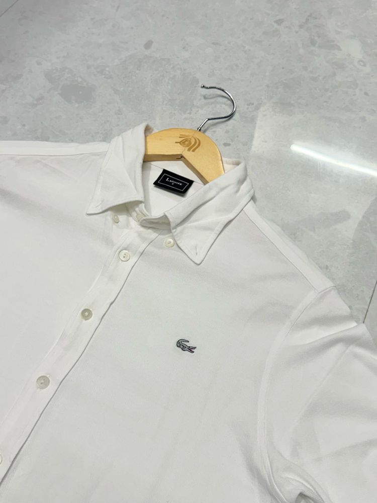 Lacoste 🐊Men's White Shirt