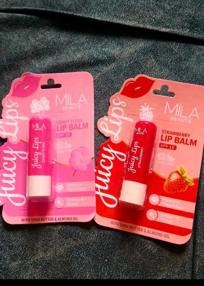 Mila Beaute Juicy Lips Lip Balms (2-Pack)