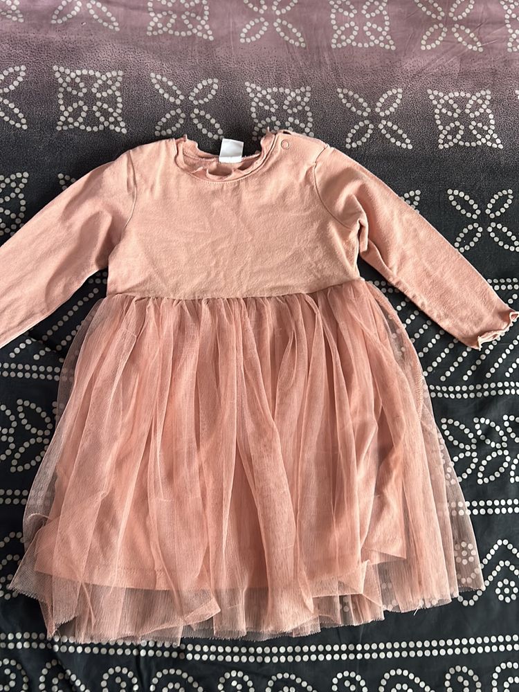 Price Drop!!H&amp;M Full Sleeve Frock For Kid Girl