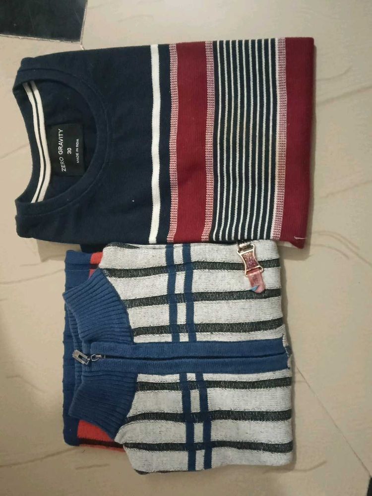 2 pis Zero Gravity Striped T-Shirt