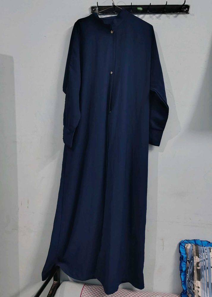 abaya burkha with free nose peace blue export arab