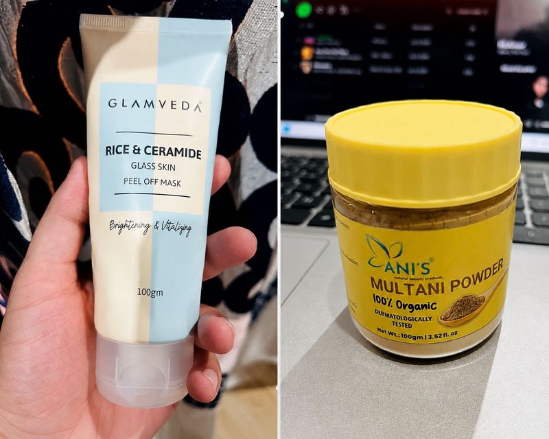 Glamveda Rice &amp; Ceramide Peel Off Mask