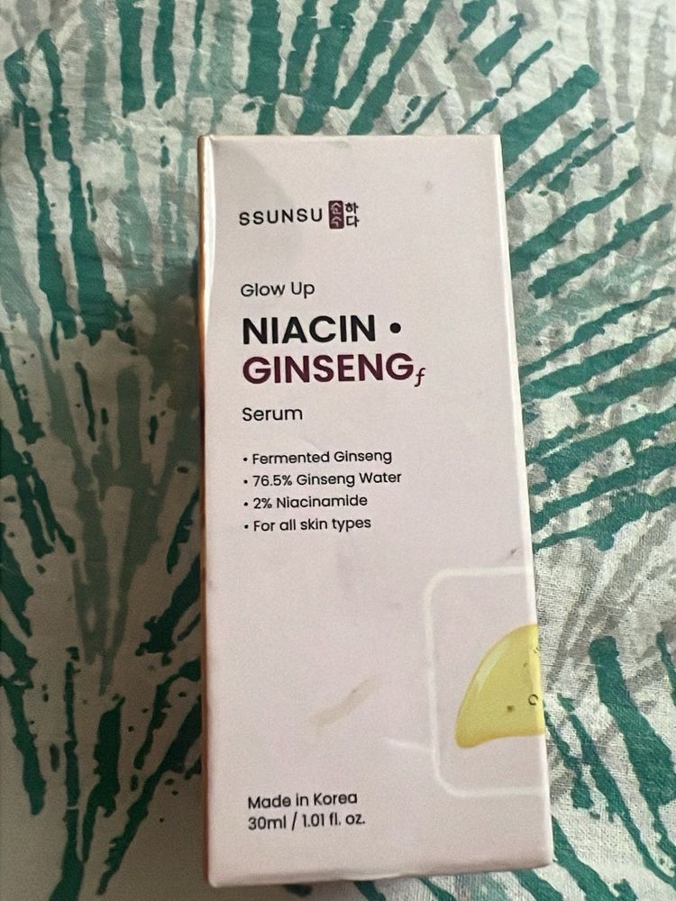 SEALED SSUNSU NIACIN GENSENG FACE SERUM