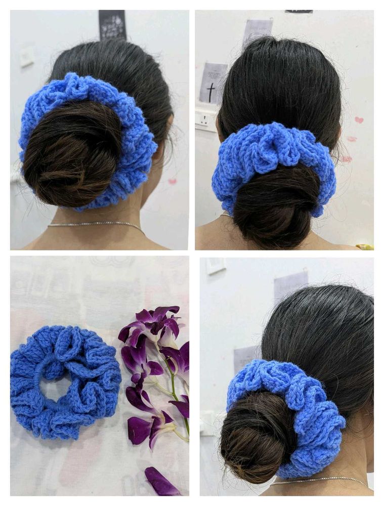 Hair Scrunchies &amp; Bun Cover