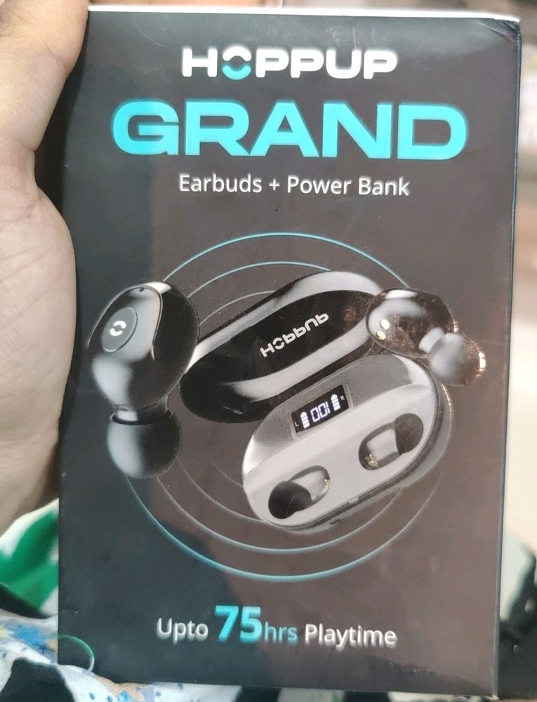 Hoppup Grand Earbuds+Power Bank .No Offered Coins